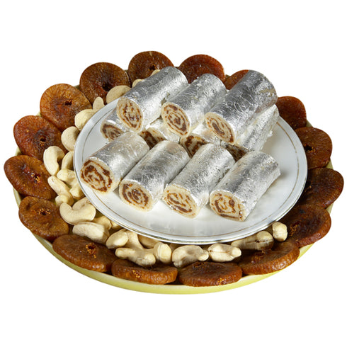 Agra Sweets Kaju Anjeer Roll